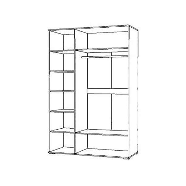 Купить шкаф трехдверный ненси - 15 885 руб.