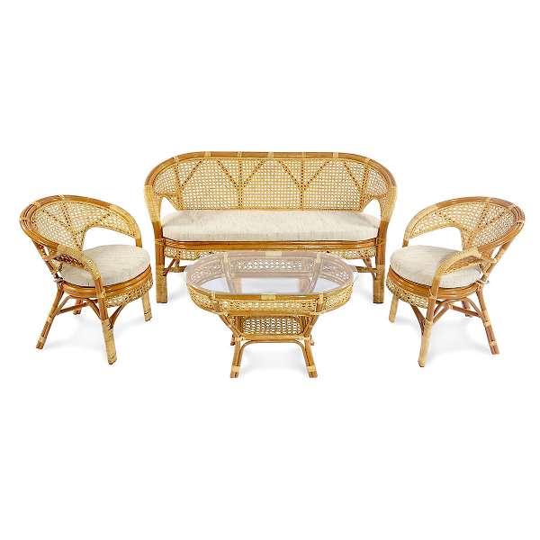 Купить комплект кофейный пеланги (стол + 2 кресла + трехместный диван) 02/15-3 - 52 561 руб.