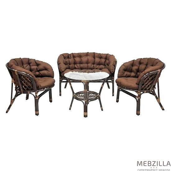 Купить комплект кофейный багама (стол + 2 кресла + диван) 03/10 (s) - 30 699 руб.