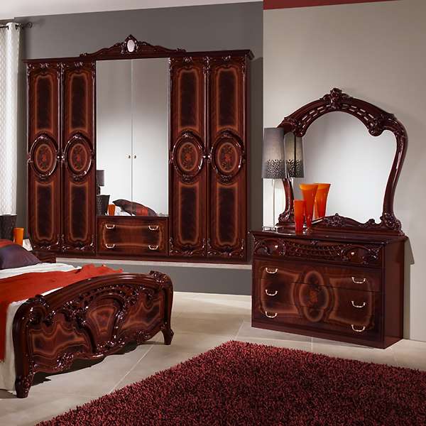 Купить спальный комод с зеркалом роза - 29 040 руб.