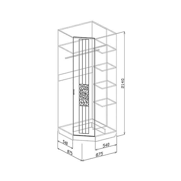 Купить шкаф угловой роберта - 15 016 руб.