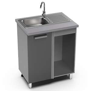 Угловая мойка 1000х600 угол прямой Танго УМ2