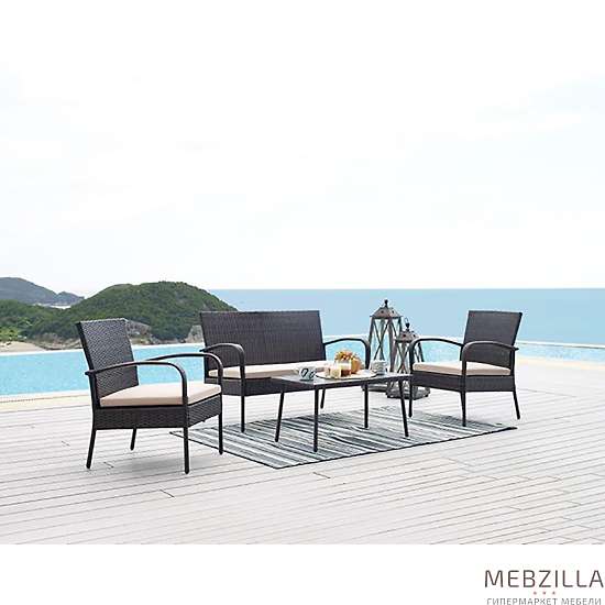 Купить комплект кофейный (стол + 2 кресла + диван) 210273 - 27 706 ₽