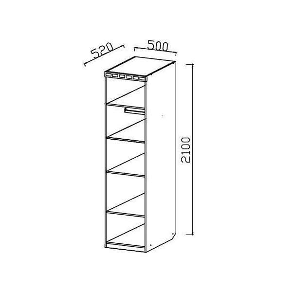 Купить шкаф-пенал 500 гип-1 юниор - 16 500 руб.