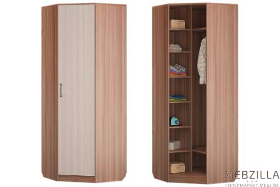 Купить шкаф для платья и белья угловой вояж - 18 408 руб.