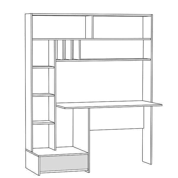 Купить стол письменный 03.243 лайт - 10 459 руб.