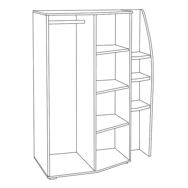 Купить шкаф многоцелевого назначения 10.20 индиго - 8 638 руб.