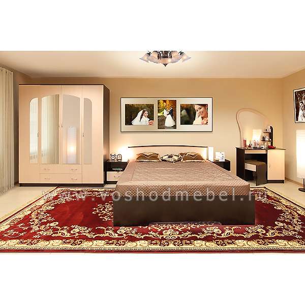 Купить шкаф четырехдверный с ящиками св-42 светлана лдсп стандарт - 16 188 руб.