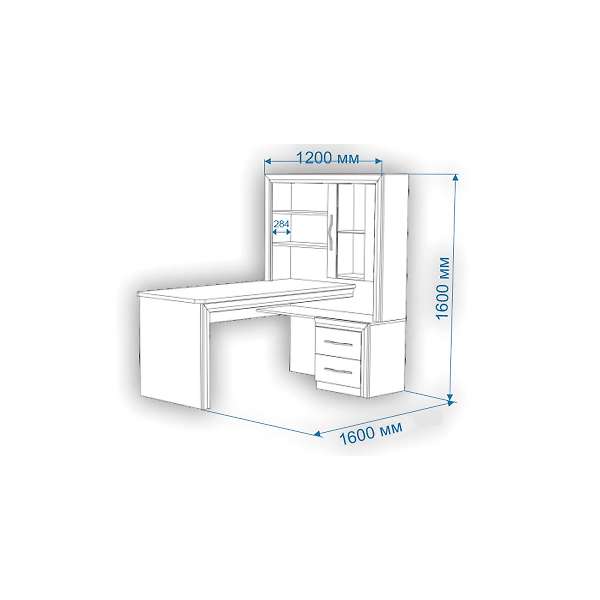 Купить стол угловой сту160 nobile - 32 890 ₽