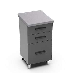 Шкаф напольный с одним ящиком Крафт ШН3Я500