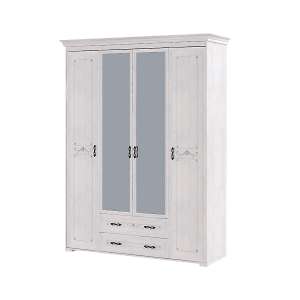 Шкаф четырехдверный с ящиками Афродита