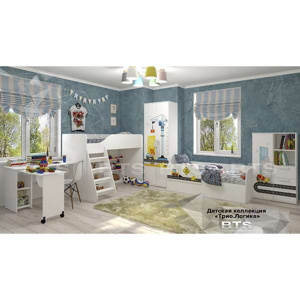 Купить кровать детская трио кр-07 - 18 299 руб.
