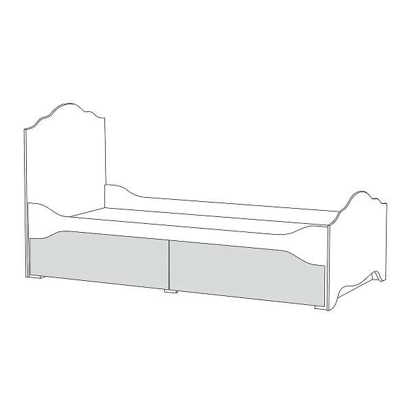Купить кровать 11.27 роуз - 15 986 руб.