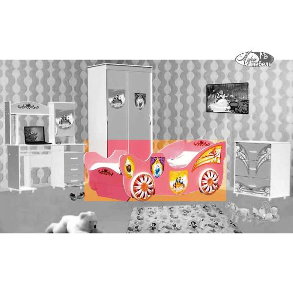 Купить кровать принцесса карета - 12 982 руб.