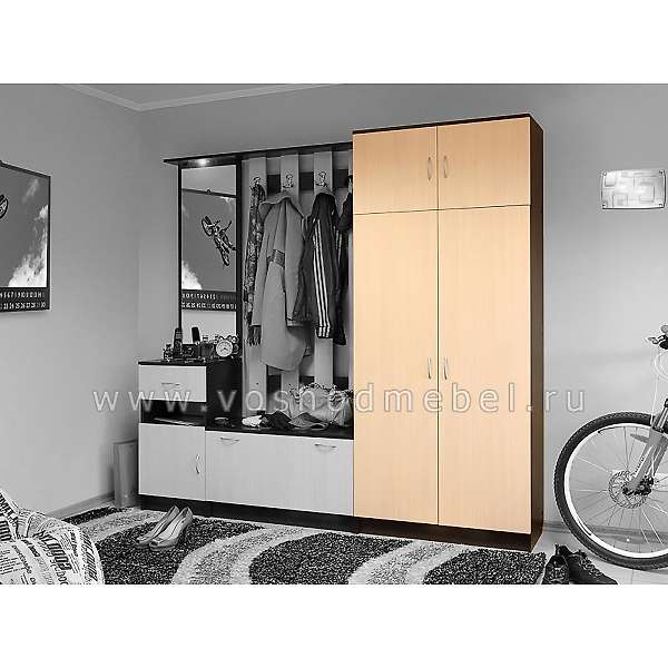 Купить шкаф двухдверный м-5 машенька - 5 320 руб.