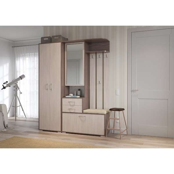 Купить прихожая домино шкаф с вешалкой 2-3431 - 12 720 руб.