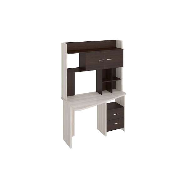 Купить стол компьютерный с надставкой нклх-120 домино lite скл-трап120 - 16 390 ₽