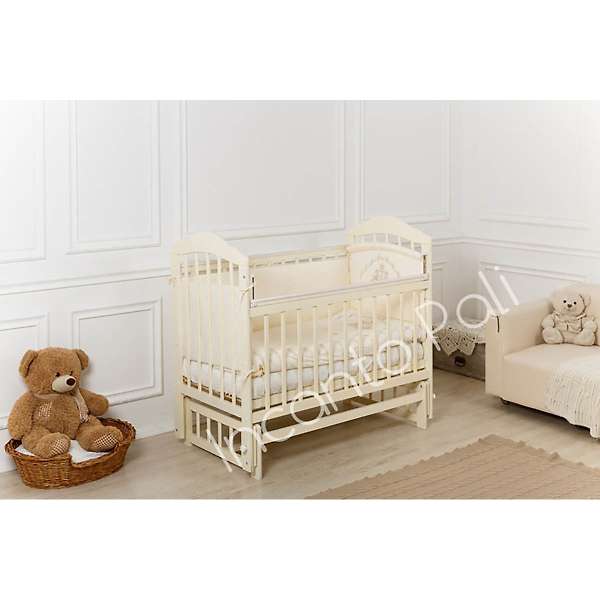 Купить кровать детская incanto pali с мишкой без ящика - 6 700 ₽