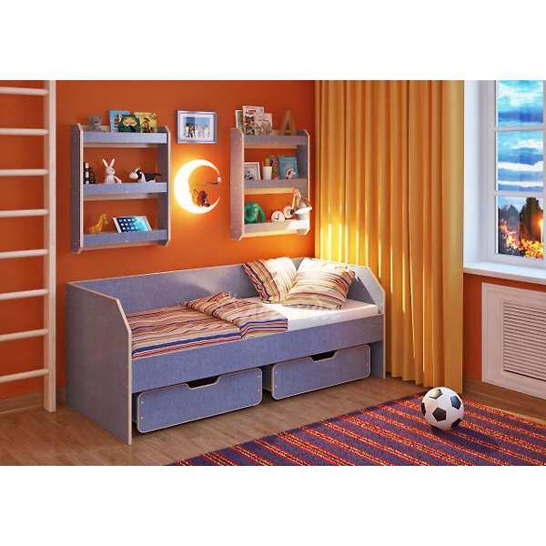 Купить кровать легенда 13.1 с полками - 15 890 ₽