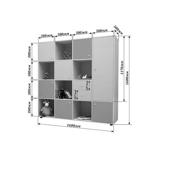 Купить стеллаж джери 2 - 19 630 ₽