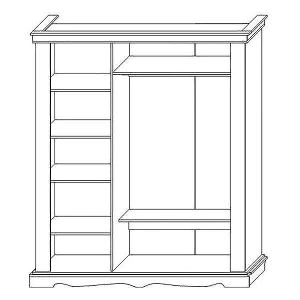 Купить шкаф для одежды 3д амелия кмк 0435.10 - 73 452 руб.