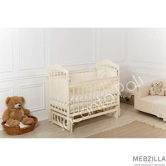 Купить кровать детская incanto pali с мишкой без ящика - 6 700 ₽