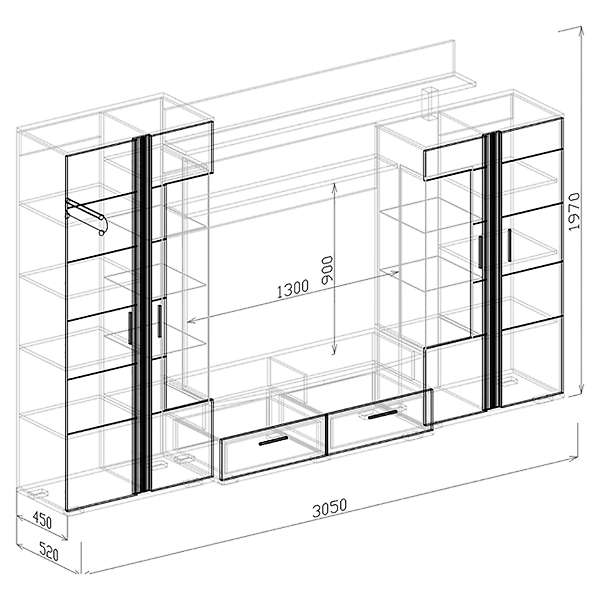 Купить гостиная хилтон-1 - 45 578 ₽