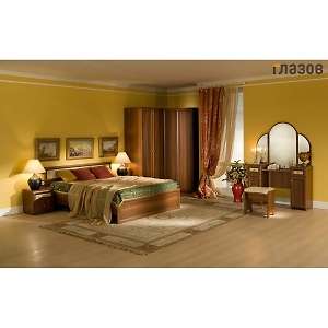 Спальня Милана комплектация 3 (Орех)