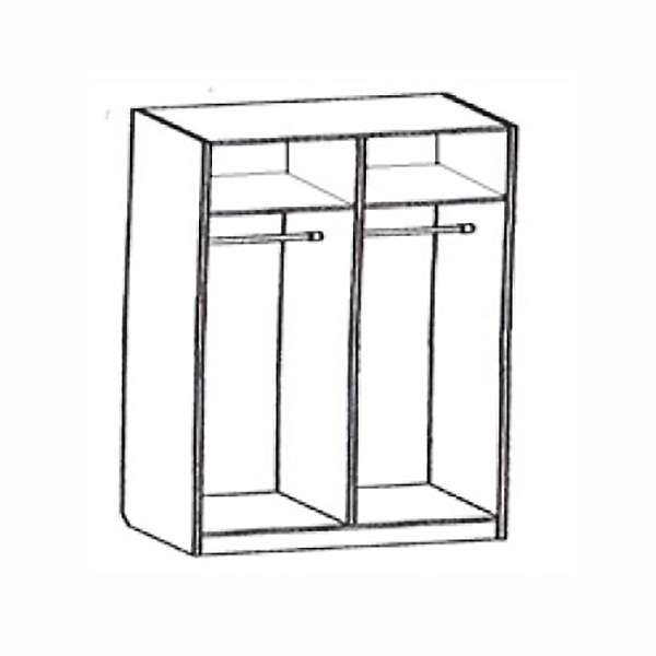 Купить шкаф-купе двухдверный платяной топ-лайн - 14 930 руб.