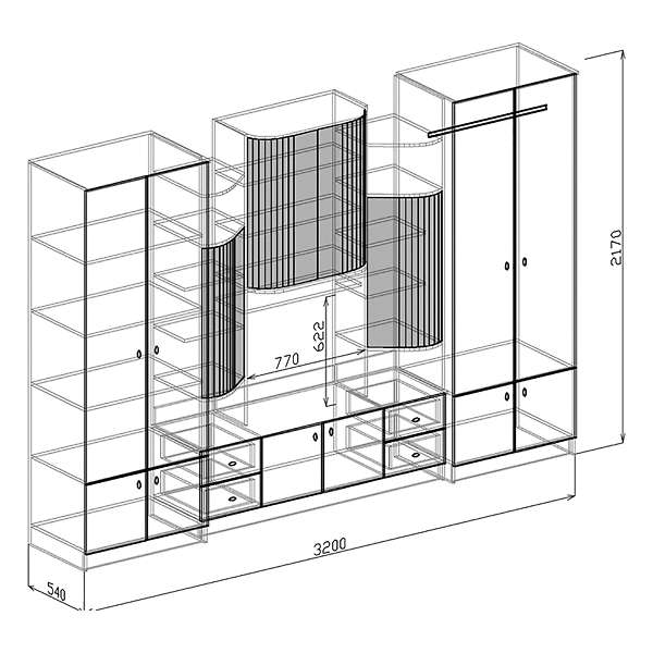 Купить витрина 13 наполеон - 23 919 руб.