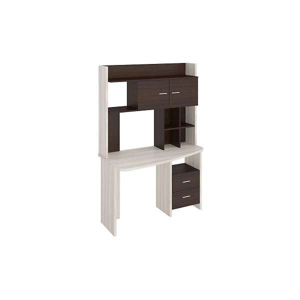 Купить стол компьютерный с надставкой нклх-120 домино lite скл-крл120 - 16 390 ₽