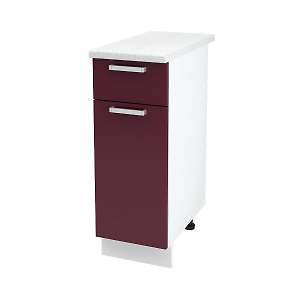 Шкаф напольный с одним ящиком Модена ШН1Я 300 Б/СТ