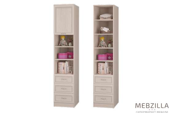 Купить верона шкаф для книг с ящиками и дверкой - 13 297 руб.