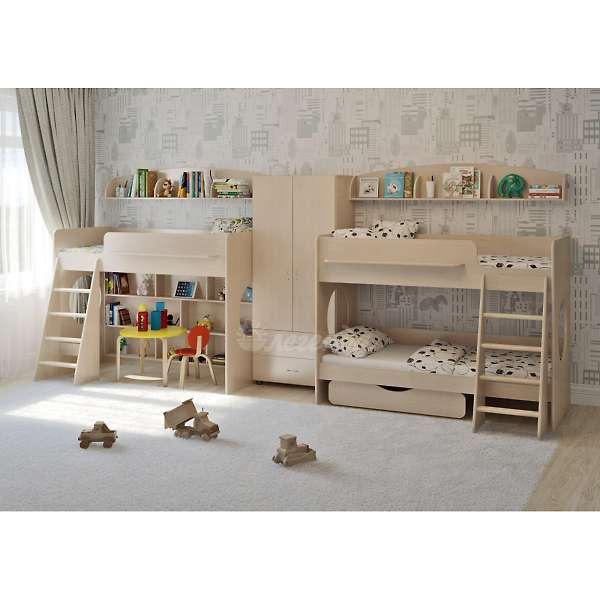 Купить кровать трехъярусная легенда 25.4 - 52 320 ₽