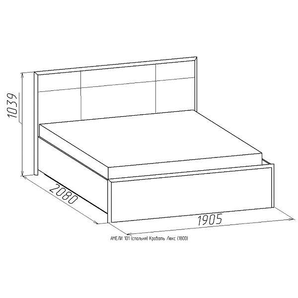Купить кровать 101 амели - 14 776 руб.