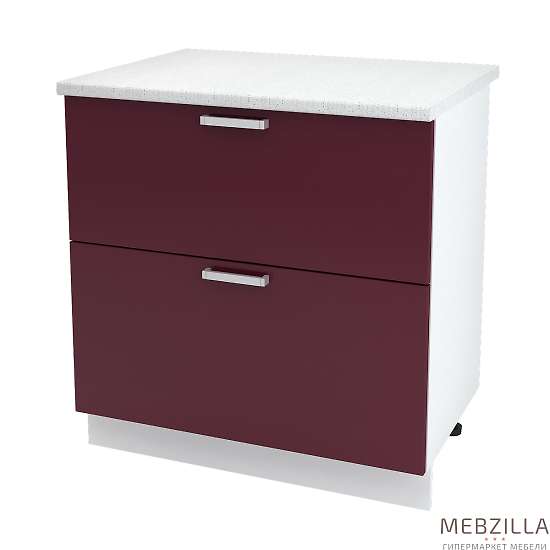 Купить шкаф напольный с двумя ящиками лира шн2я 800 б/ст - 5 682 ₽