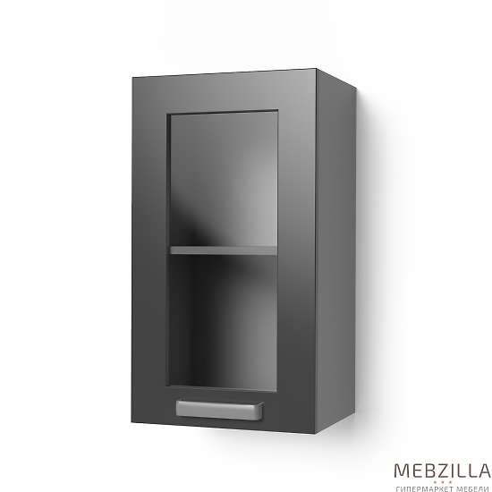 Купить шкаф навесной со стеклом 400 бомбей 4вс - 3 937 ₽