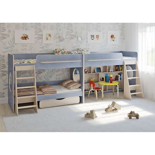 Купить кровать трехъярусная легенда 25.3 - 35 330 ₽