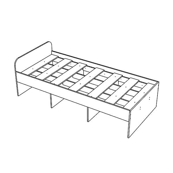Купить кровать односпальная ярофф - 10 450 ₽