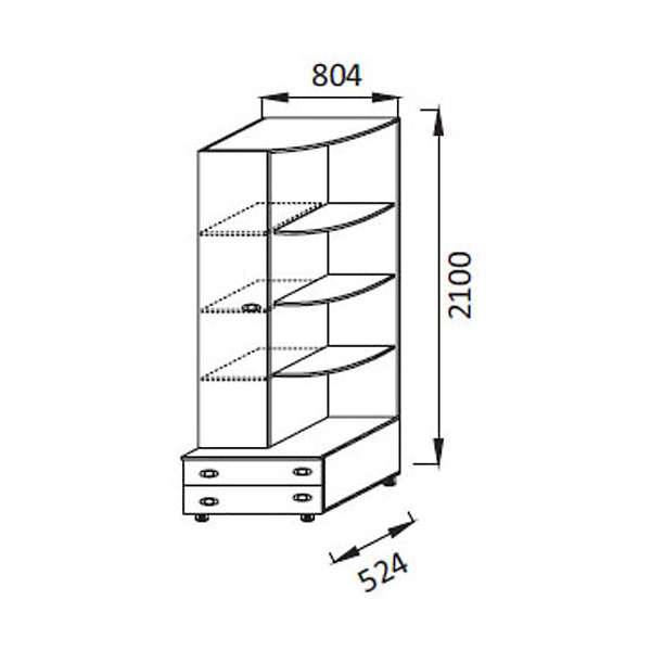 Купить шкаф комбинированный юниор-6 пм-4 - 17 870 руб.
