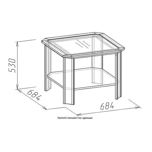 Купить стол журнальный 16 sherlock - 9 819 ₽
