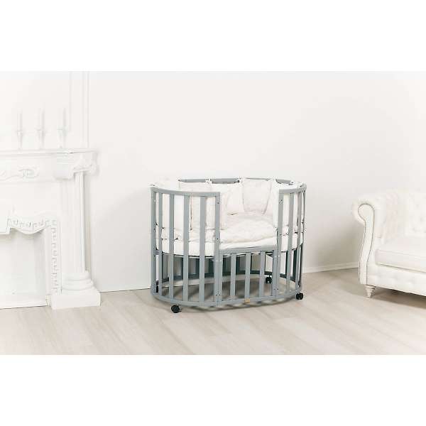 Купить круглая-овальная кроватка uomо da vinci 7 в 1  - 10 700 ₽