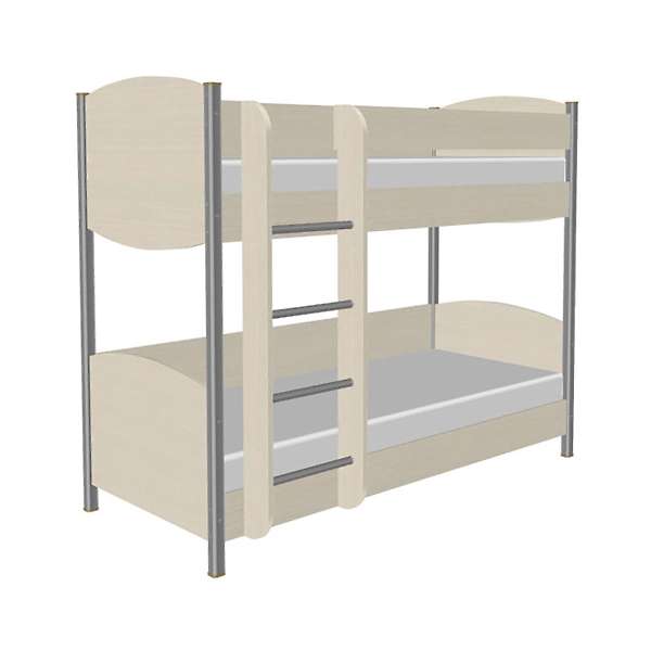 Купить кровать двухъярусная ксюша кр-123 бд - 24 992 руб.