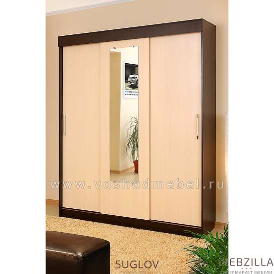 Купить шкаф-купе трехдверный кх3/42/1з холл - 11 780 руб.