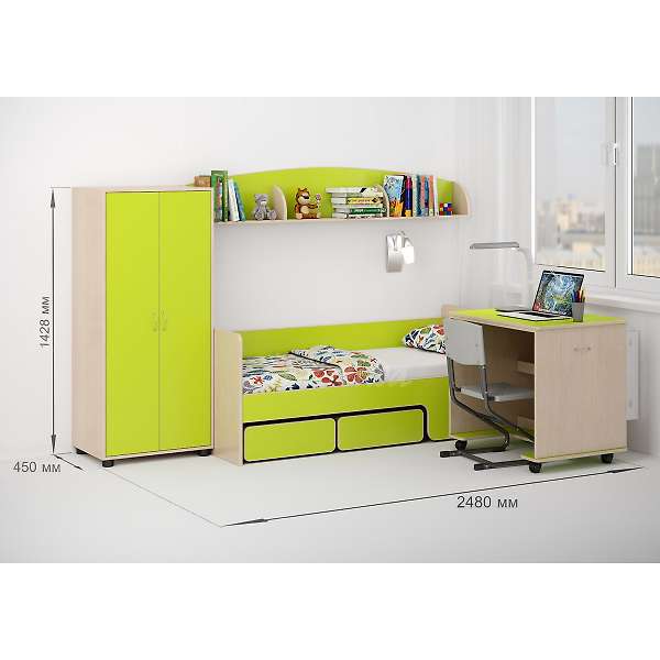 Купить детская стенка легенда №26 - 22 800 ₽