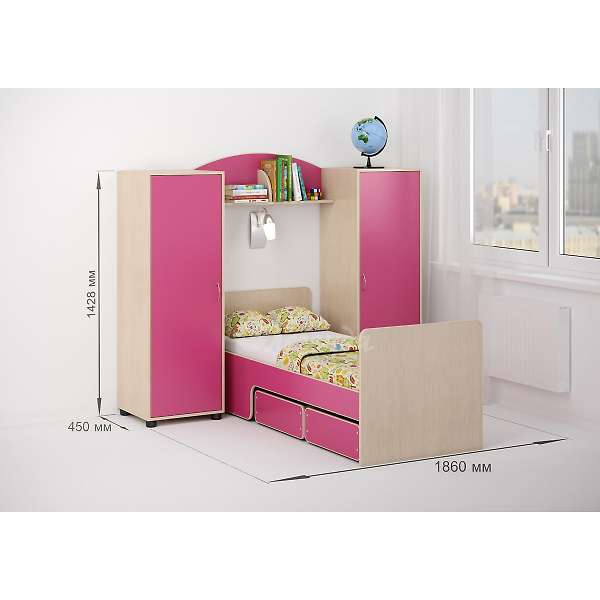 Купить детская стенка легенда №27 - 20 550 ₽