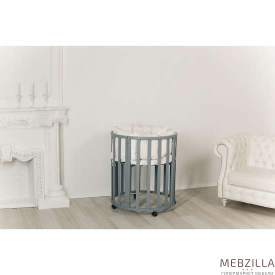 Купить круглая-овальная кроватка uomо da vinci 7 в 1  - 10 700 ₽