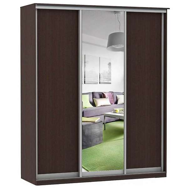 Купить шкаф-купе модерн 2362 (дверь/зеркало, 3 секции) - 38 802 руб.