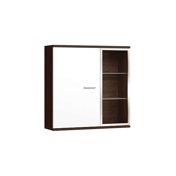 Купить шкаф настенный со стеклом домино дм-36 - 9 700 ₽