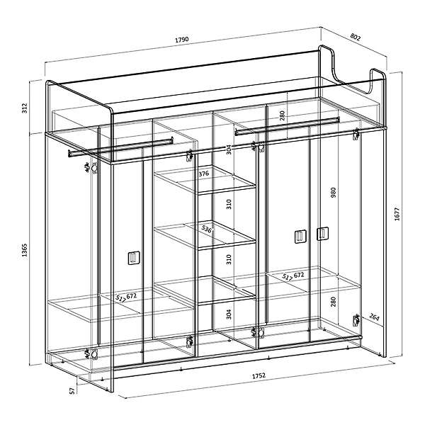 Купить кровать-чердак легенда е602.3 - 36 560 руб.